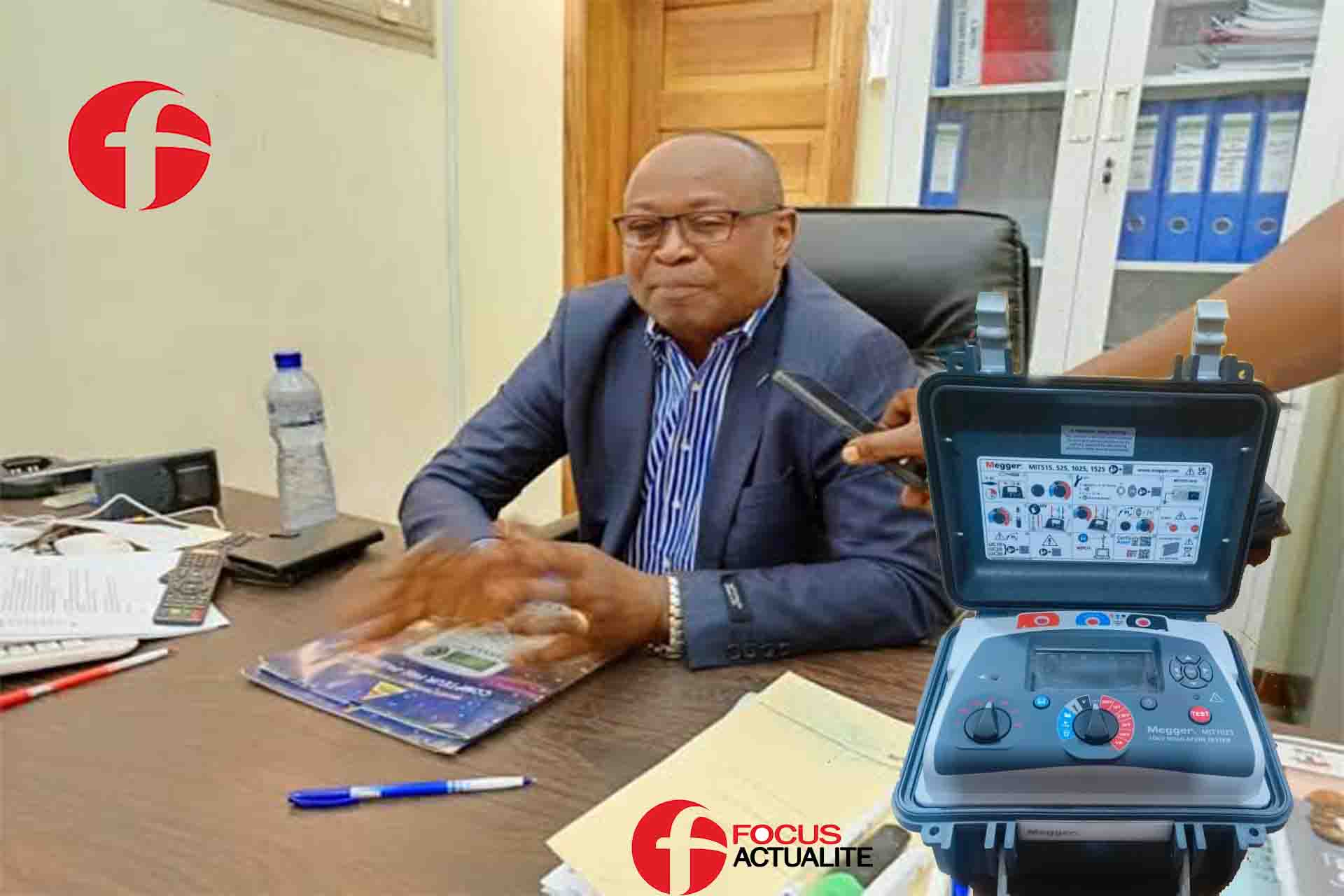 Nord-Ubangi : la SNEL acquiert d’un Megger MIT 1025 pour contrôler l’isolement de l’alternateur à la centrale de Mobayi-Mbongo